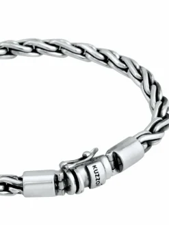 KUZZOI Schmuck<Herren Armband silber uni