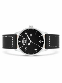 Rhodenwald & Söhne Uhren<Herren Armband-Uhr - Vintage silber uni