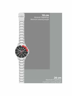 Rhodenwald & Söhne Uhren<Herren Armband-Uhr -Nightstorm silber uni