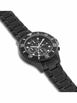 Rhodenwald & Söhne Uhren<Herren Armband-Uhr -Nightstorm schwarz uni