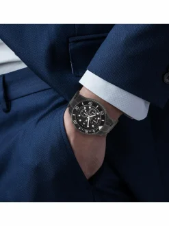 Rhodenwald & Söhne Uhren<Herren Armband-Uhr -Nightstorm schwarz uni