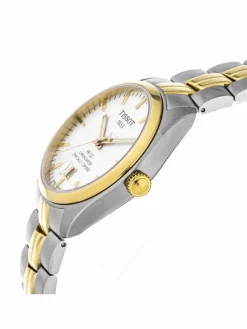 Tissot Uhren<Herren Automatikuhr - PR 100 silber gold uni
