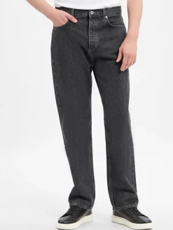 HUGO BLUE Jeans<Herren Baggy Fit Jeans - Nate schwarz uni