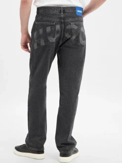 HUGO BLUE Jeans<Herren Baggy Fit Jeans - Nate schwarz uni