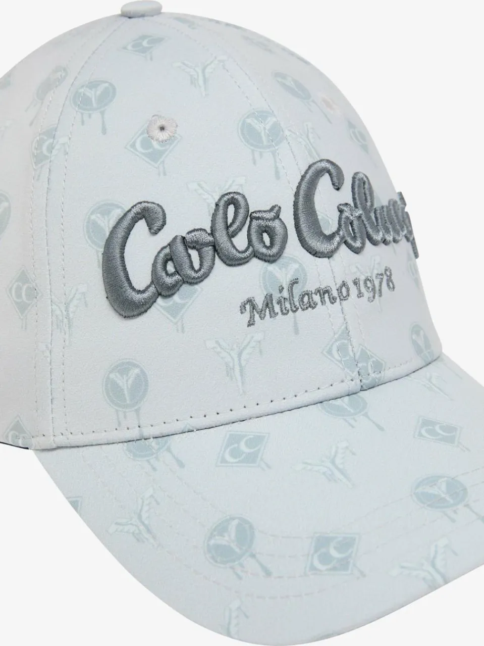 Carlo Colucci Mützen & Caps<Herren Baseball Cap - Dengel grau bedruckt