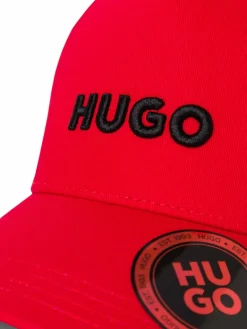 HUGO Mützen & Caps<Herren Baseballcap - Jude rot schwarz uni