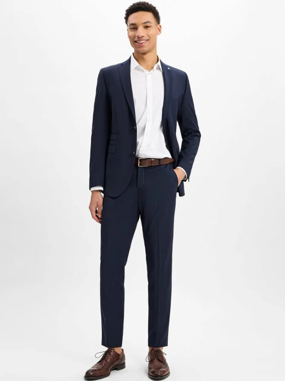 CG - CLUB of GENTS Baukasten-Anzüge|Anzüge<Herren Baukasten Sakko mit Schurwoll-Anteil - Cliff marine uni