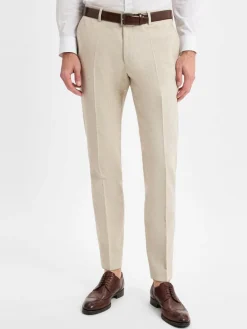 Herren Roy Robson Hosen>Herren Baukasten-Anzughose mit Leinen-Anteil