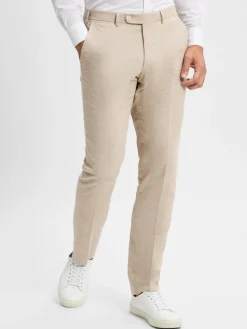 Herren Digel Anzüge>Herren Baukastenanzug-Hose mit Leinen-Anteil - Sergio