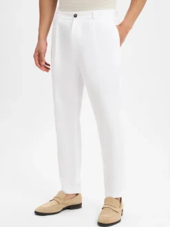 JOOP! Anzüge<Herren Baukasten-Anzughose mit Leinen-Anteil - Lester weiß uni