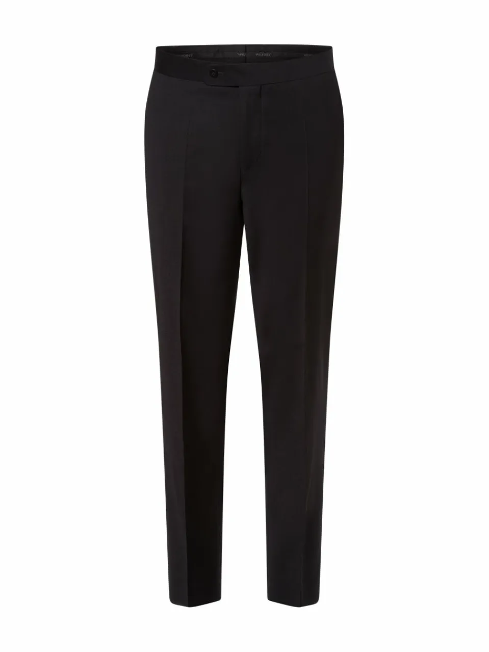 Wilvorst Hosen|Baukasten-Anzüge<Herren Baukasten-Anzughose aus Wolle schwarz uni