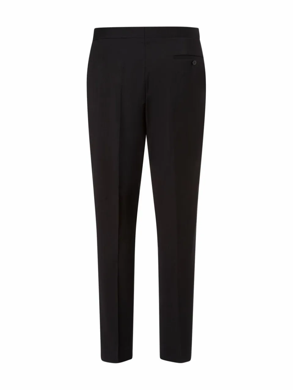 Wilvorst Hosen|Baukasten-Anzüge<Herren Baukasten-Anzughose aus Wolle schwarz uni