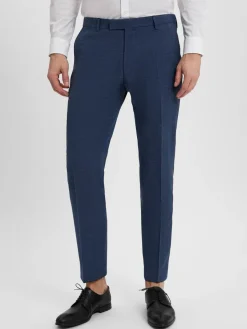 JOOP! Anzüge<Herren Baukasten-Anzughose mit Woll-Anteil blau meliert