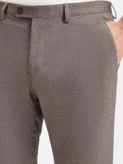 Digel MOVE Hosen<Herren Baukasten-Anzughose - Anno braun meliert