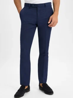 Daniel Hechter Hosen|Baukasten-Anzüge<Herren Baukasten-Anzughose mit Schurwoll-Anteil marine strukturiert