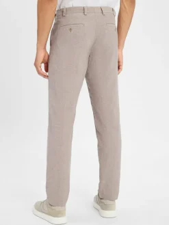 Nils Sundström Hosen<Herren Baukasten-Anzughose mit Leinen-Anteil melange meliert