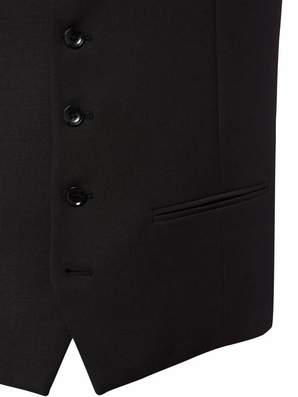 Cinque Anzüge<Herren Baukasten-Anzugweste mit Schurwoll-Anteil - Cicastello-W schwarz uni