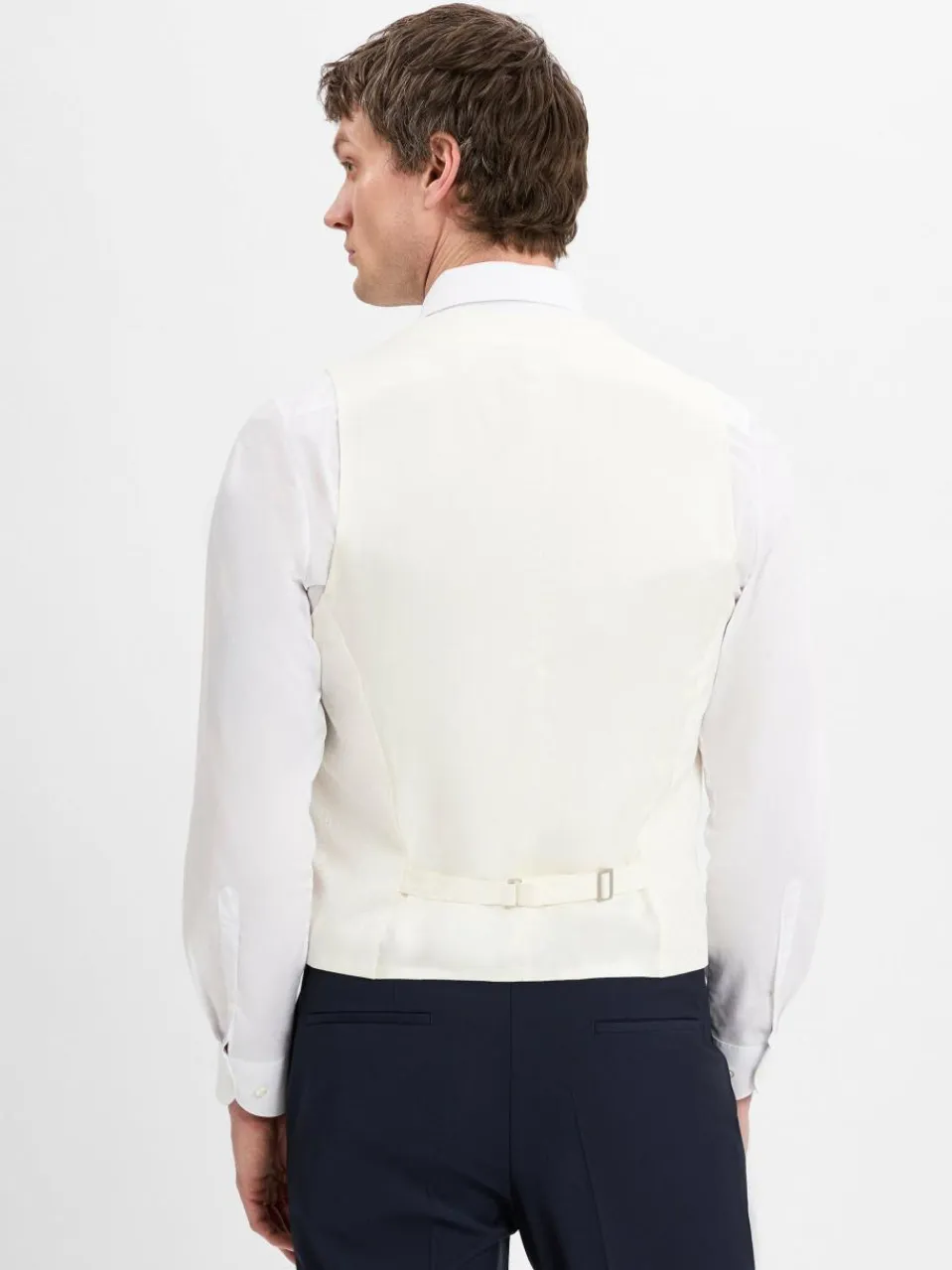 Digel Baukasten-Anzüge|Anzüge<Herren Baukastenanzug-Weste - Lambert ecru gemustert