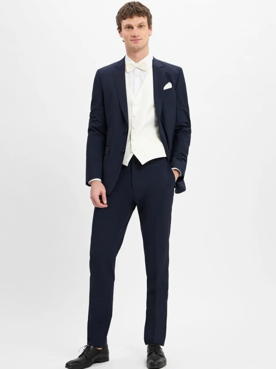 Digel Baukasten-Anzüge|Anzüge<Herren Baukastenanzug-Weste - Lambert ecru gemustert