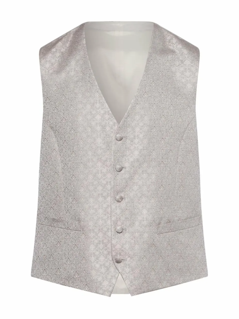 Digel Baukasten-Anzüge|Anzüge<Herren Baukastenanzug-Weste - Lambert hellgrau beige gemustert