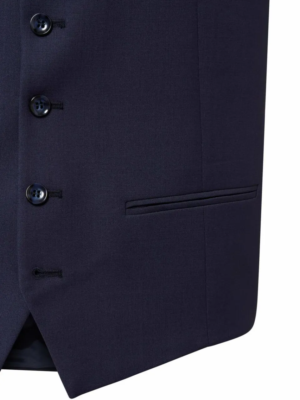 Cinque Baukasten-Anzüge<Herren Baukasten-Anzugweste mit Schurwoll-Anteil - Cicastello-W marine uni