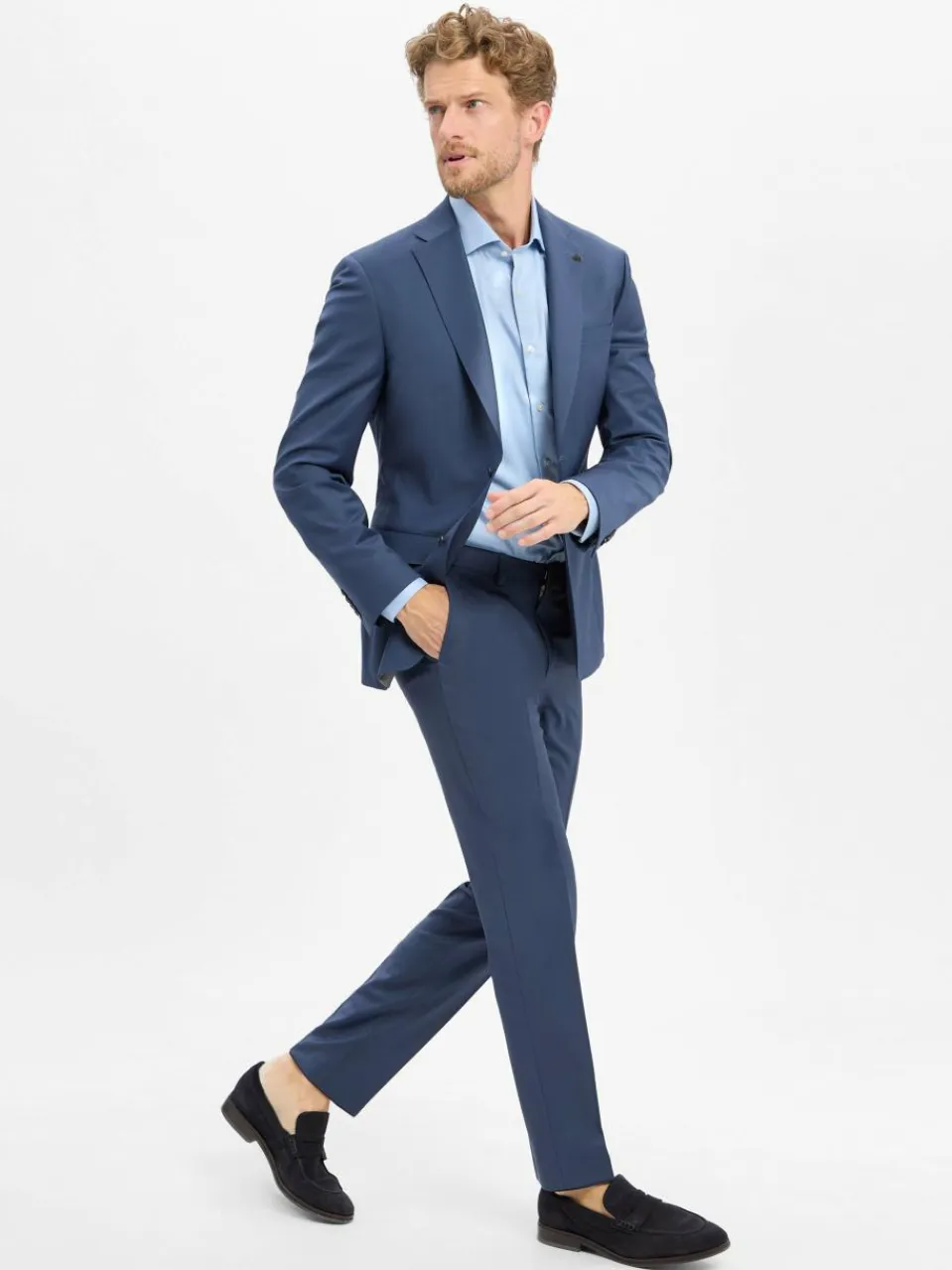 Roy Robson Hosen|Baukasten-Anzüge<Herren Baukasten-Hose indigo uni