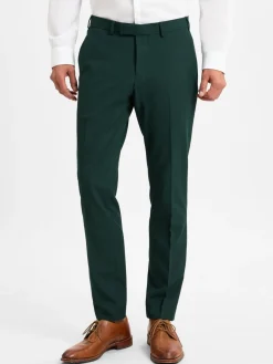 Finshley & Harding Hosen|Baukasten-Anzüge<Herren Baukasten-Hose tanne uni