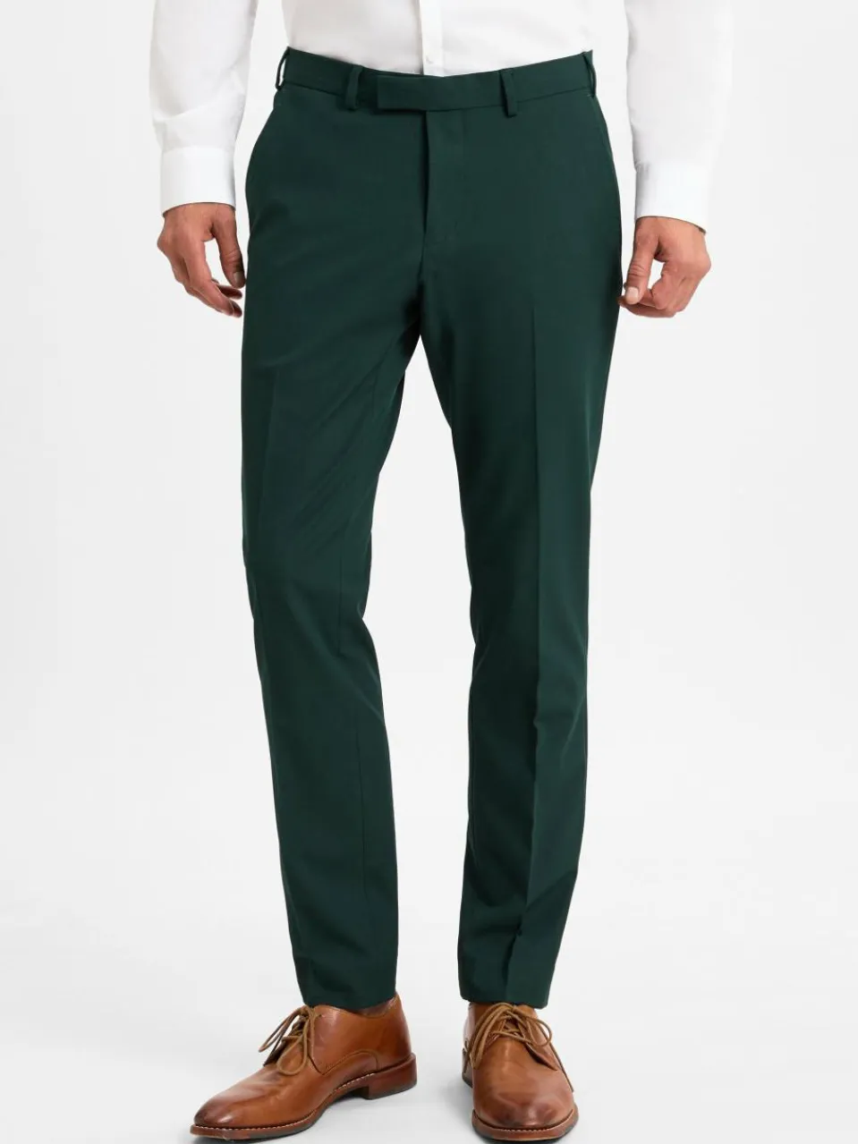 Finshley & Harding Hosen|Baukasten-Anzüge<Herren Baukasten-Hose tanne uni