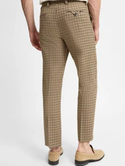 HUGO Baukasten-Anzüge|Anzüge<Herren Baukasten-Hose beige braun kariert