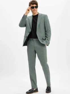 Digel Hosen|Anzüge<Herren Baukasten-Hose schilf meliert