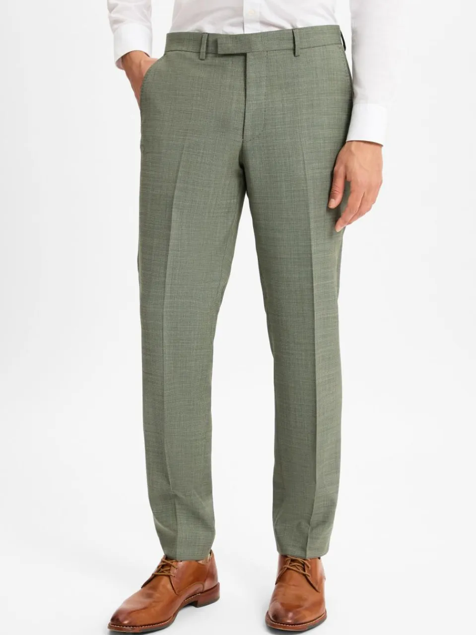 JOOP! Hosen|Baukasten-Anzüge<Herren Baukasten-Hose - Brad oliv strukturiert