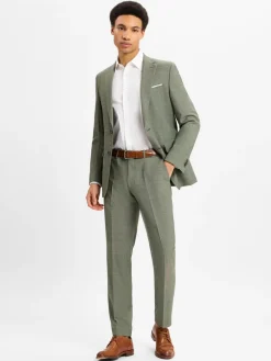 JOOP! Hosen|Baukasten-Anzüge<Herren Baukasten-Hose - Brad oliv strukturiert