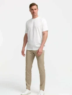 Zuitable Hosen<Herren Baukasten-Hose - DiSpartaflex beige uni