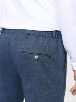 Zuitable Baukasten-Anzüge<Herren Baukasten-Hose - DiSpartaflex blau uni