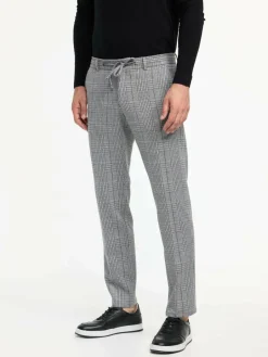 Zuitable Anzüge<Herren Baukasten-Hose - DiSpartaflex SE grau kariert