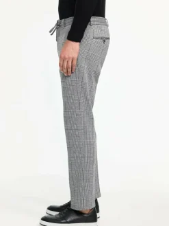 Zuitable Anzüge<Herren Baukasten-Hose - DiSpartaflex SE grau kariert