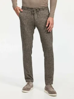 Zuitable Anzüge<Herren Baukasten-Hose - DiSpartaflex SE braun gestreift