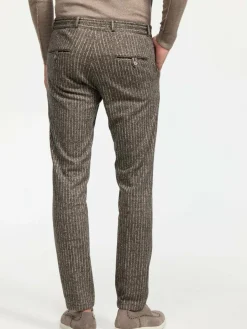 Zuitable Anzüge<Herren Baukasten-Hose - DiSpartaflex SE braun gestreift