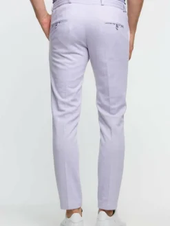 Zuitable Anzüge<Herren Baukasten-Hose - DiSpartaflex flieder kariert