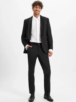 BOSS Hosen|Baukasten-Anzüge<Herren Baukasten-Hose - H-Leon-Tux-MM-C-231 schwarz uni
