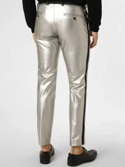 Finshley & Harding London Anzüge<Herren Baukasten-Hose - Hoxdon silber uni