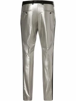 Finshley & Harding London Anzüge<Herren Baukasten-Hose - Hoxdon silber uni