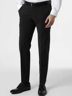Finshley & Harding Anzüge<Herren Baukasten-Hose - Mitch schwarz uni