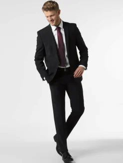 Finshley & Harding Anzüge<Herren Baukasten-Hose - Mitch schwarz uni