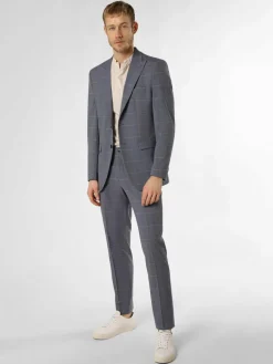 Selected Anzüge<Herren Baukasten-Hose - SLHSlim-Liam grau blau kariert