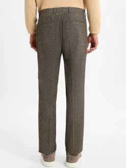 BOSS Baukasten-Anzüge<Herren Baukasten-Hose mit Seiden-Anteil - H-Leon-MM-C-224 schoko meliert