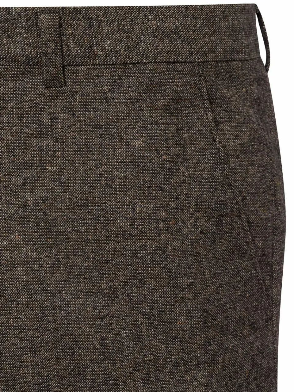 BOSS Baukasten-Anzüge<Herren Baukasten-Hose mit Seiden-Anteil - H-Leon-MM-C-224 schoko meliert