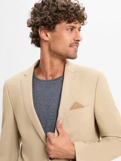 Finshley & Harding Baukasten-Anzüge<Herren Baukasten-Sakko beige meliert