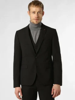 Finshley & Harding London Sakkos|Anzüge<Herren Baukasten-Sakko - Brixdon schwarz uni