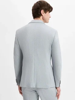 Finshley & Harding London Baukasten-Anzüge<Herren Baukasten-Sakko - Brixdon hellgrau ecru gemustert